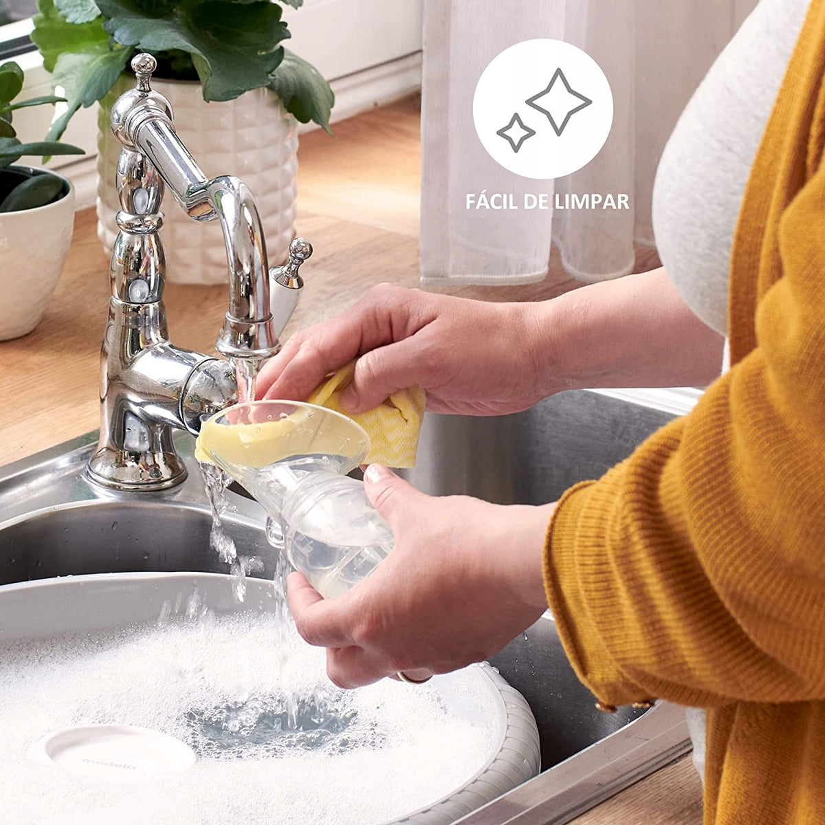 MEDELA kolektor silikonowy do zbierania pokarmu, łatwe mycie pod kranem, BPA free, uniwersalny rozmiar