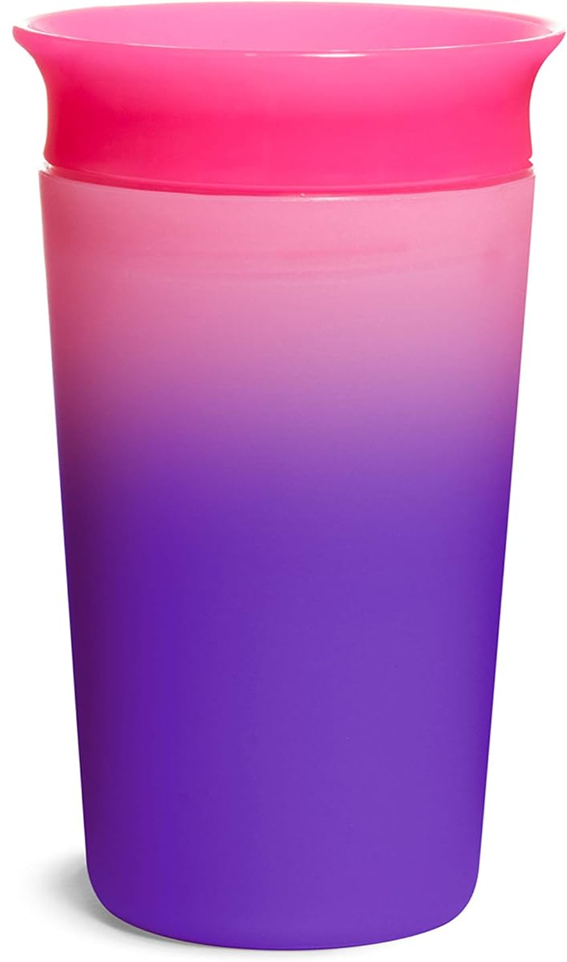 MUNCHKIN Miracle Color Change Becher mit 360°-Trinkrand 266 ml 12 m+