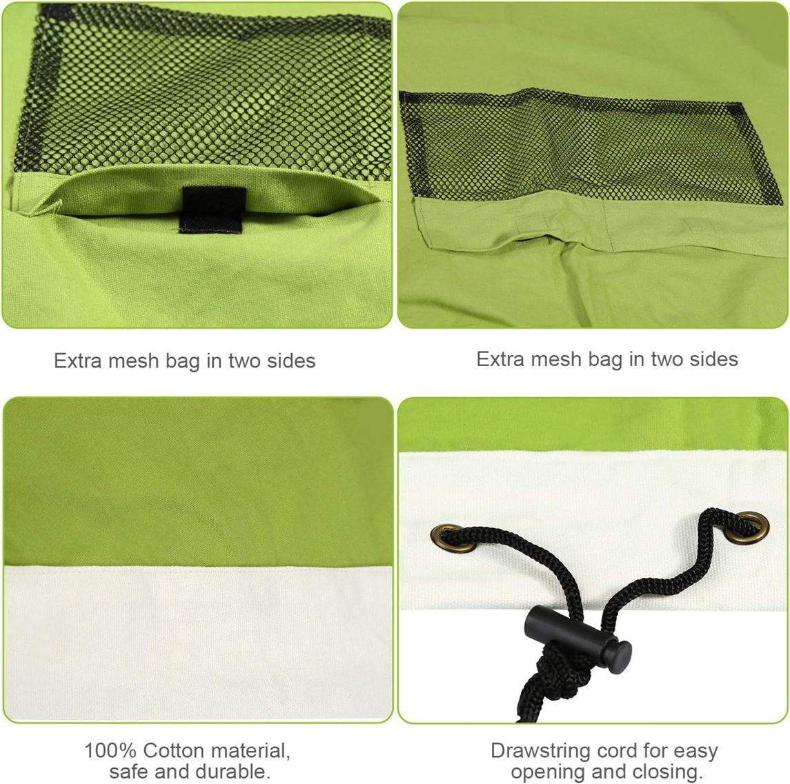 BELLESTYLE Spielmatte Spielzeugtasche 150cm
