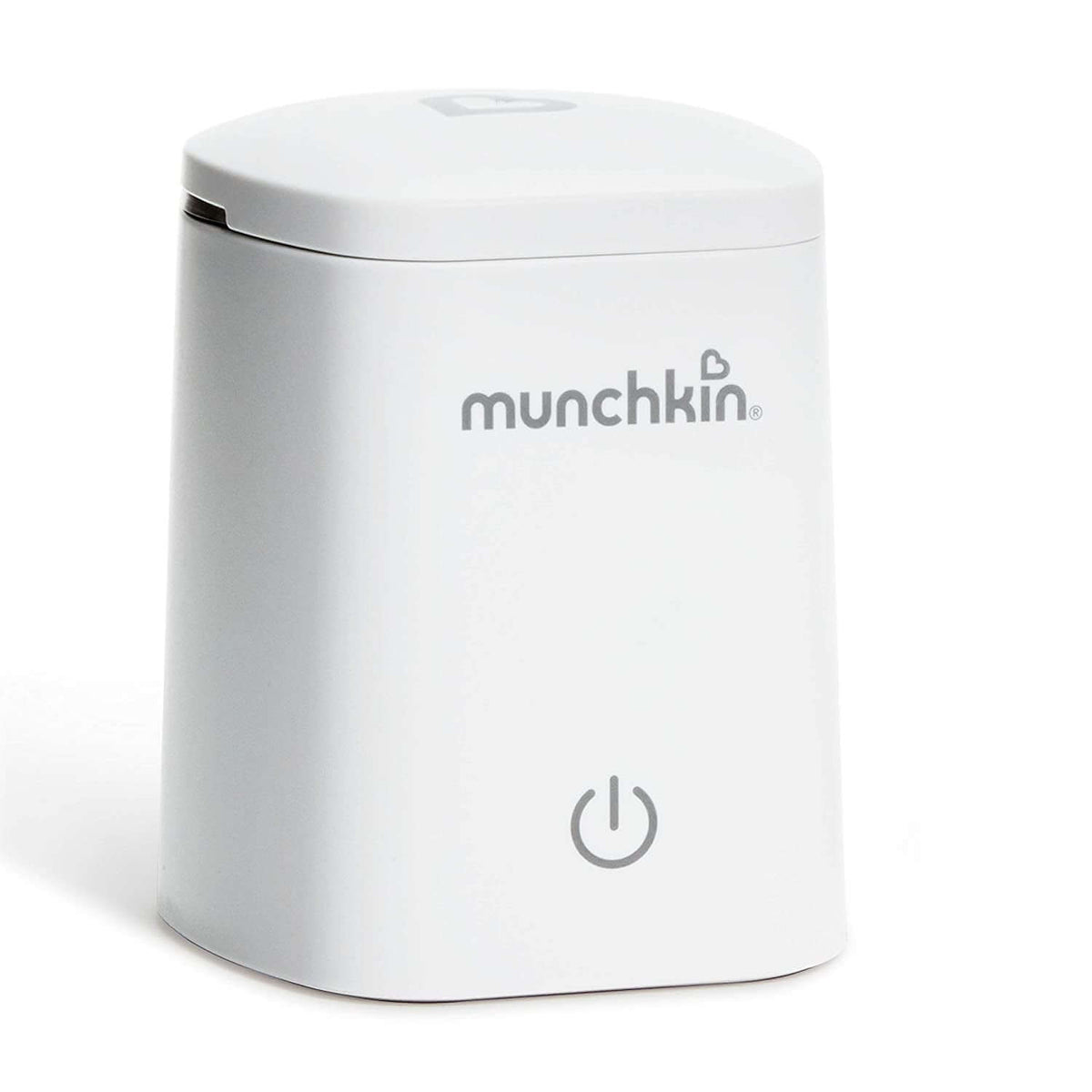 MUNCHKIN 37° cyfrowy podgrzewacz do butelek biały zasilany sieciowo, kompaktowy i bezpieczny do podgrzewania mleka