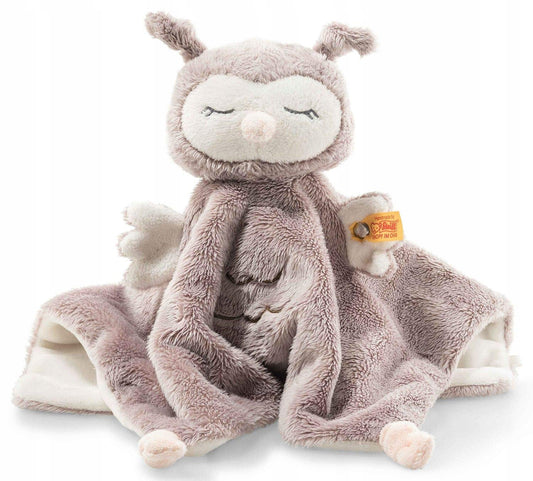 STEIFF Búho Ollie manta de peluche 32 x 30 cm para niños