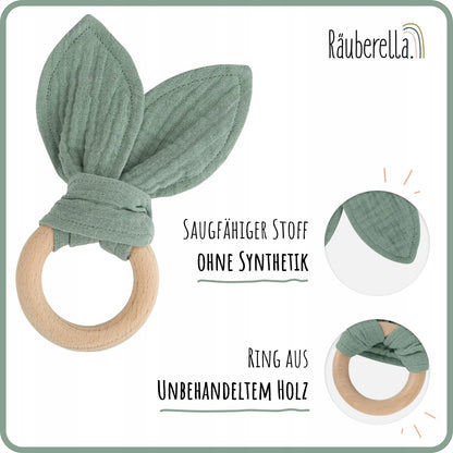 NUDU BABY Mull-Set KOMFORTER Beißring