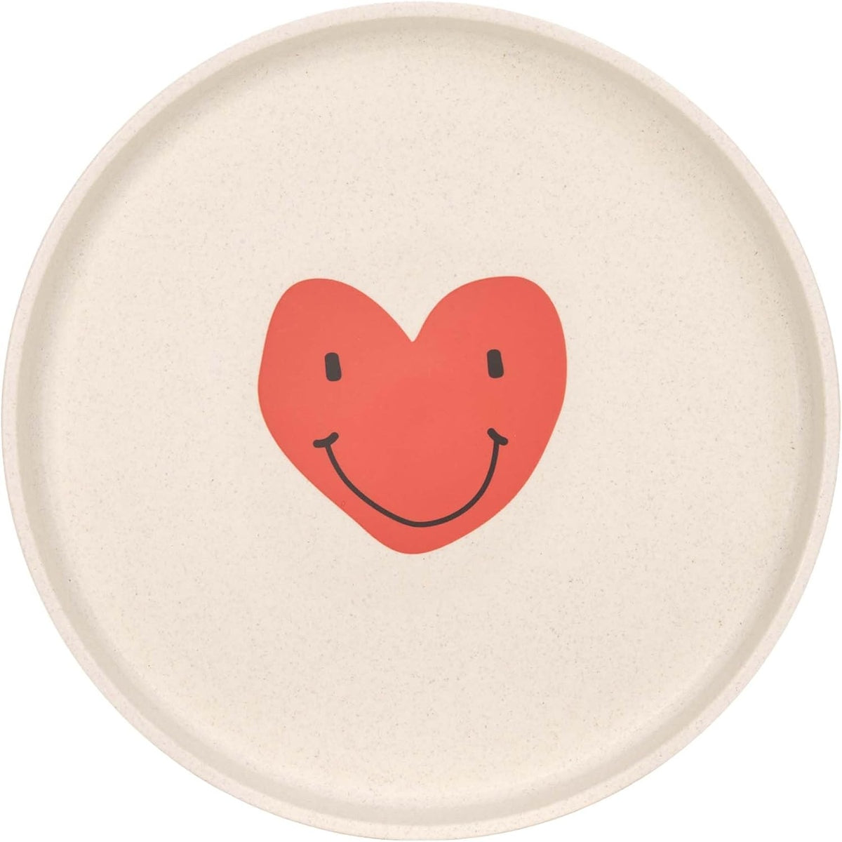 LASSIG Happy Heart talířek bez plastu a celulózy 17,8 cm