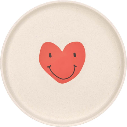 LASSIG Happy Heart talířek bez plastu a celulózy 17,8 cm
