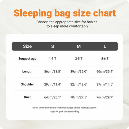 MICHLEY Babyschlafsack 1-3 Jahre S