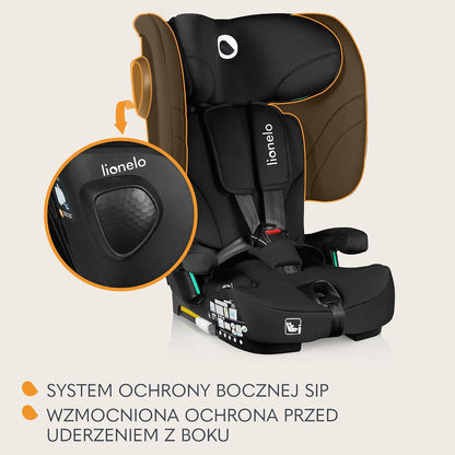 LIONELO NELLY i-Size autósülés 76–150 cm-es gyermekek számára, ISOFIX-szel
