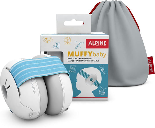ALPINE Muffy Baby ochranné slúchadlá pre deti 0–36 mesiacov 23 dB + puzdro