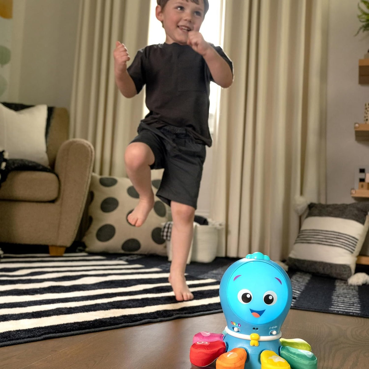 BABY EINSTEIN Interactive OCTOPUS Phrases Melodies Lights Movement 4 Languages