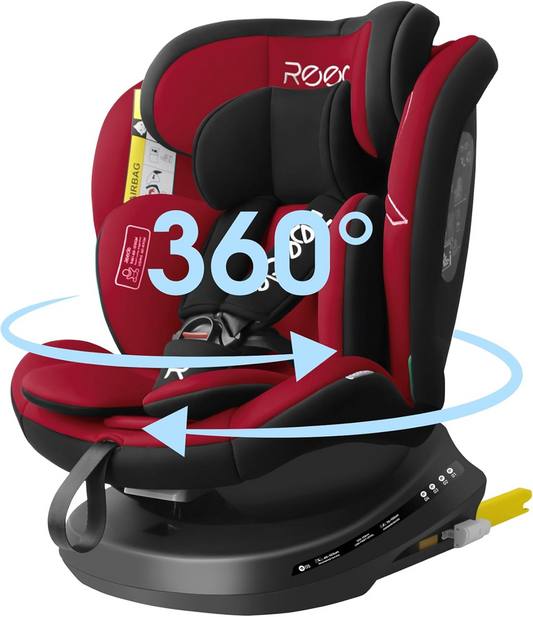 REECLE i-Size um 360° drehbarer Autositz 0-12 Jahre 40-150cm