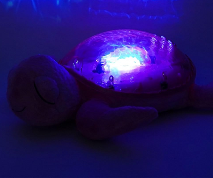 CLOUD B Projektor mit Melodien und Geräuschen RUHIGE SCHILDKRÖTE 25 x 28 cm