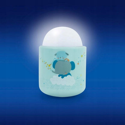 PABOBO Nomade bezprzewodowa lampka nocna 8x5 cm zielona, LED dla spokojnego snu dziecka