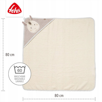 FEHN Peru KAPUZENHANDTUCH 80x80 cm