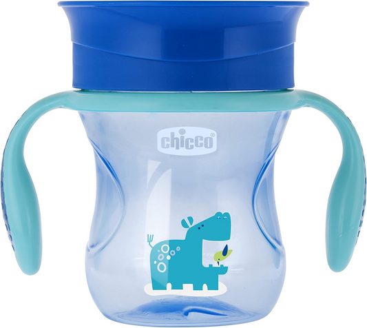 CHICCO Perfect Cup cană anti-picurare cu gură 360 de grade 200 ml 12 luni+