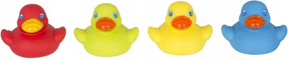 PLAYGRO Bright Baby Duckies Badeenten aus Gummi ab 6 Monate 4 Stück
