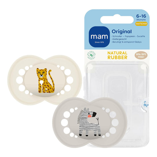 MAM Original Beruhigungssauger aus Latex x2, 6–16 Monate
