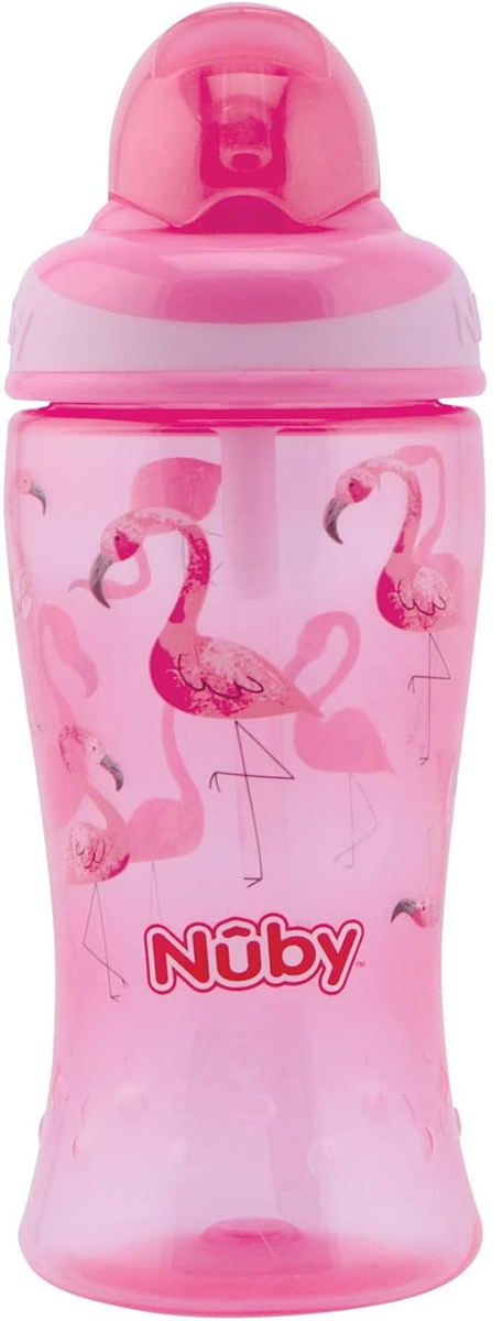 NUBY Flip-it Cup Trinklernbecher mit Strohhalm, ab 12 Monaten, 360 ml – Produktbild 2