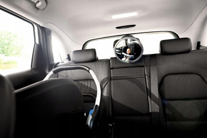 HAUCK Watch Me lusterko samochodowe do obserwacji dziecka 21x18 cm w aucie, widok dziecka na tylnym siedzeniu