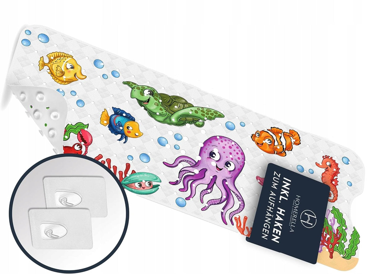 HOMERELLA Vinyl Anti-Rutsch-Badematte 40 x 100 cm