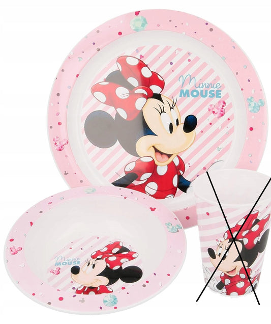 DISNEY MINNIE MOUSE súprava riadu tanier + miska