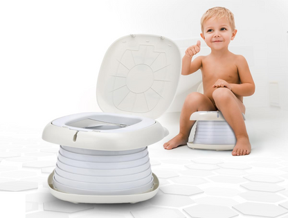 NK Klapp-Reise-Töpfchen tragbare Toilette + Beutel und Etui
