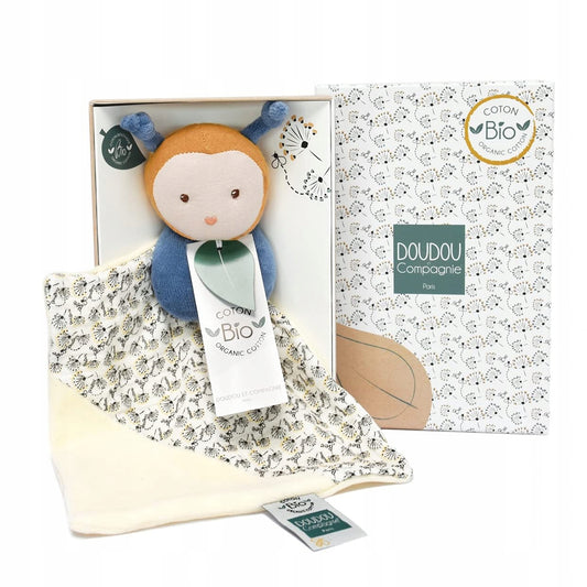 DOUDOU et COMPAGNIE abeja dou dou manta de apego orgánica para bebés