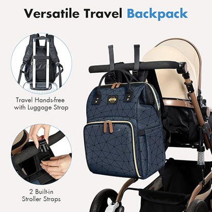 LEKEBABY Wickelrucksack WASSERDICHT