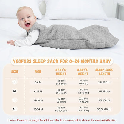 YOOFOSS Babyschlafsack 2,5TOG 12-18 Monate