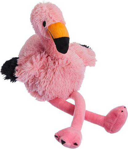 AROMA WARM Wärmflasche mit Hirsefüllung und Lavendelduft FLAMINGO 32 cm