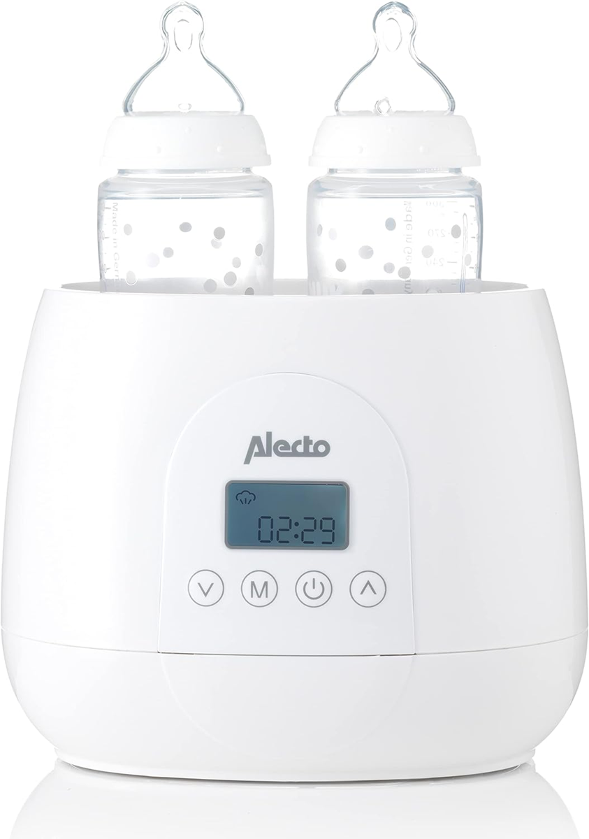 ALECTO Flaschen- und Gläschenwärmer 3-in-1, doppelt BW700TWIN