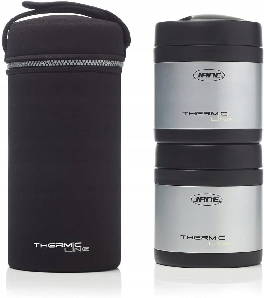 JANE 2 Thermobehälter aus Stahl für Lebensmittel, 500 ml + Etui
