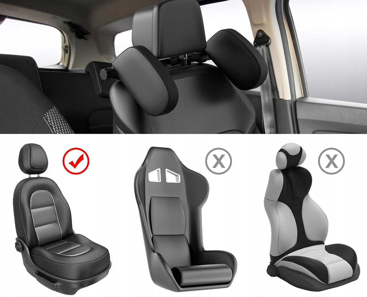 BUBULII Auto-Kopfstütze mit Teleskopstange