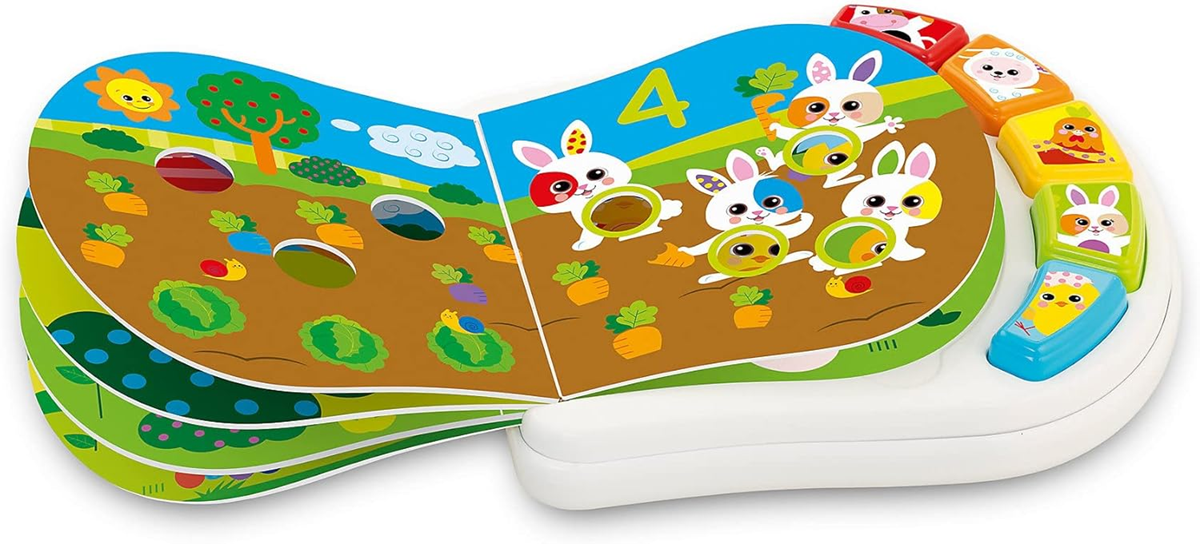 CHICCO Counting Farm livro educativo eletrónico 19 x 19,5 cm
