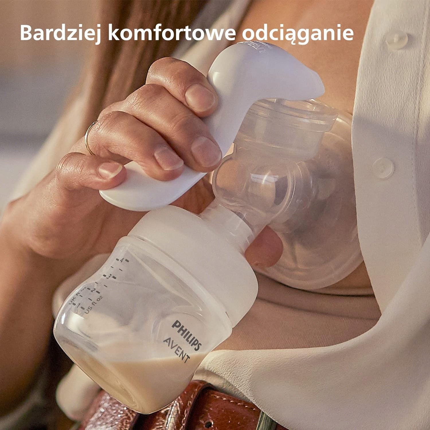 PHILIPS AVENT Natural SCF430/60 laktator ręczny +akcesoria