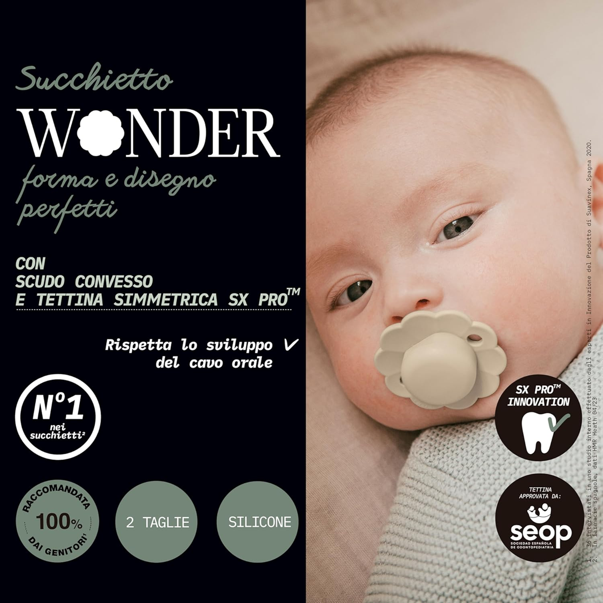 SUAVINEX Wonder Beruhigungssauger 0-6 Monate Silikon SX PRO
