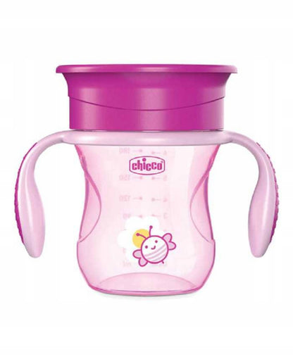 CHICCO Perfect First Trinklernbecher 200 ml 360° auslaufsicher 12 m+