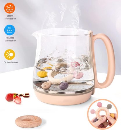 AKOLIK Silikon-Beißring mit Massagefunktion 10,8 cm 3 m+