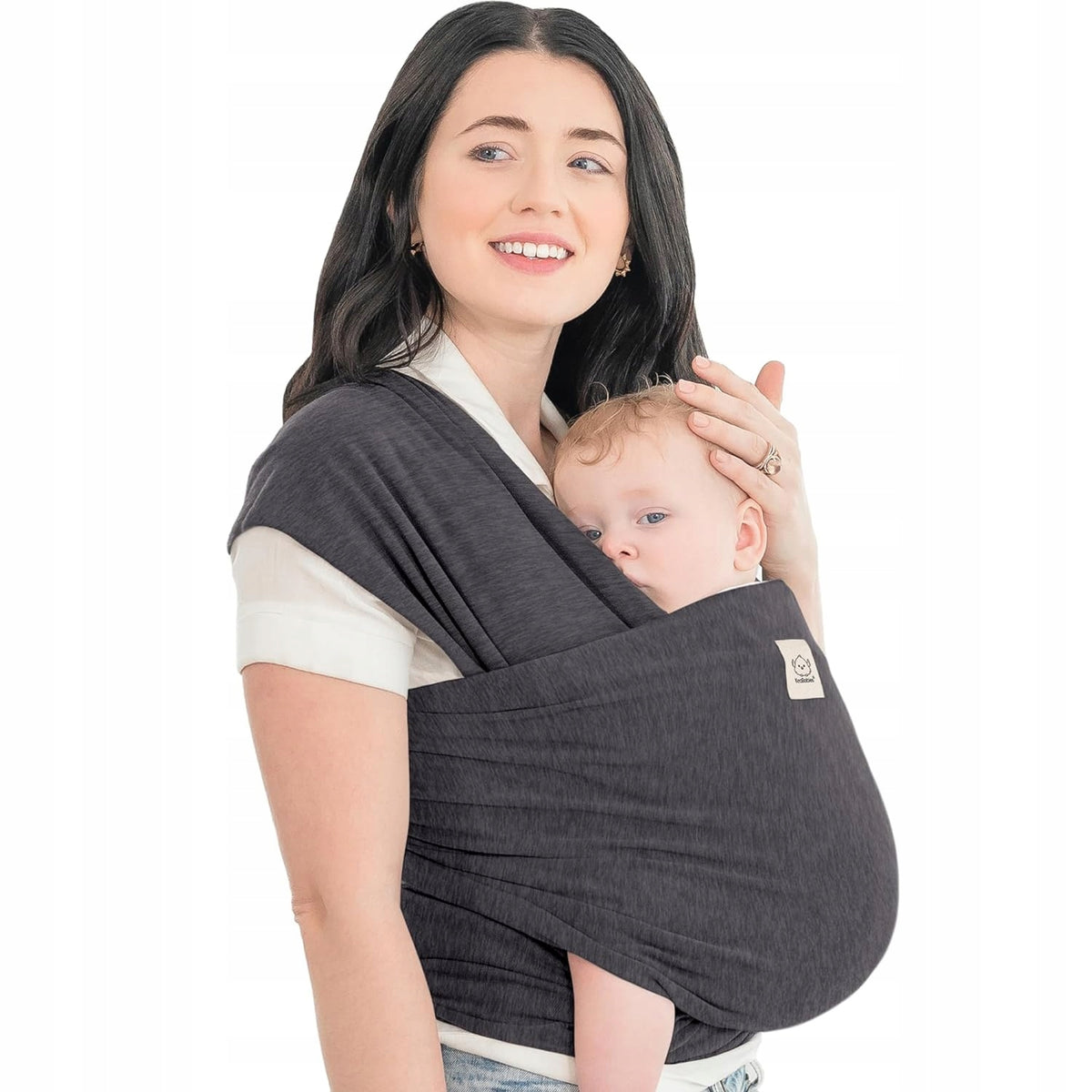 KEABABIES 2-in-1 elastisches Babytragetuch