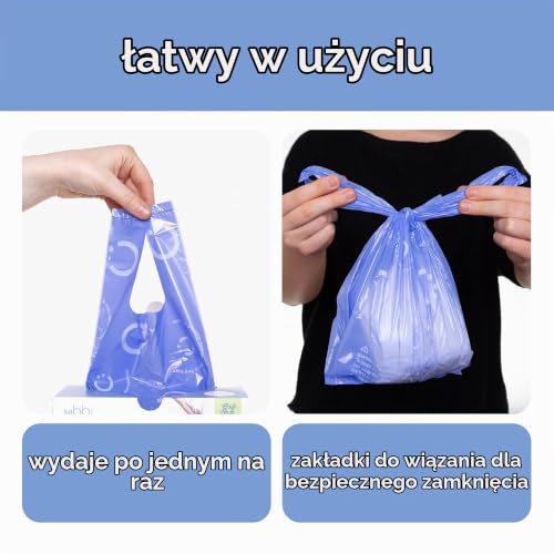 Ubbi woreczki na zużyte pieluchy x200 zapachowe