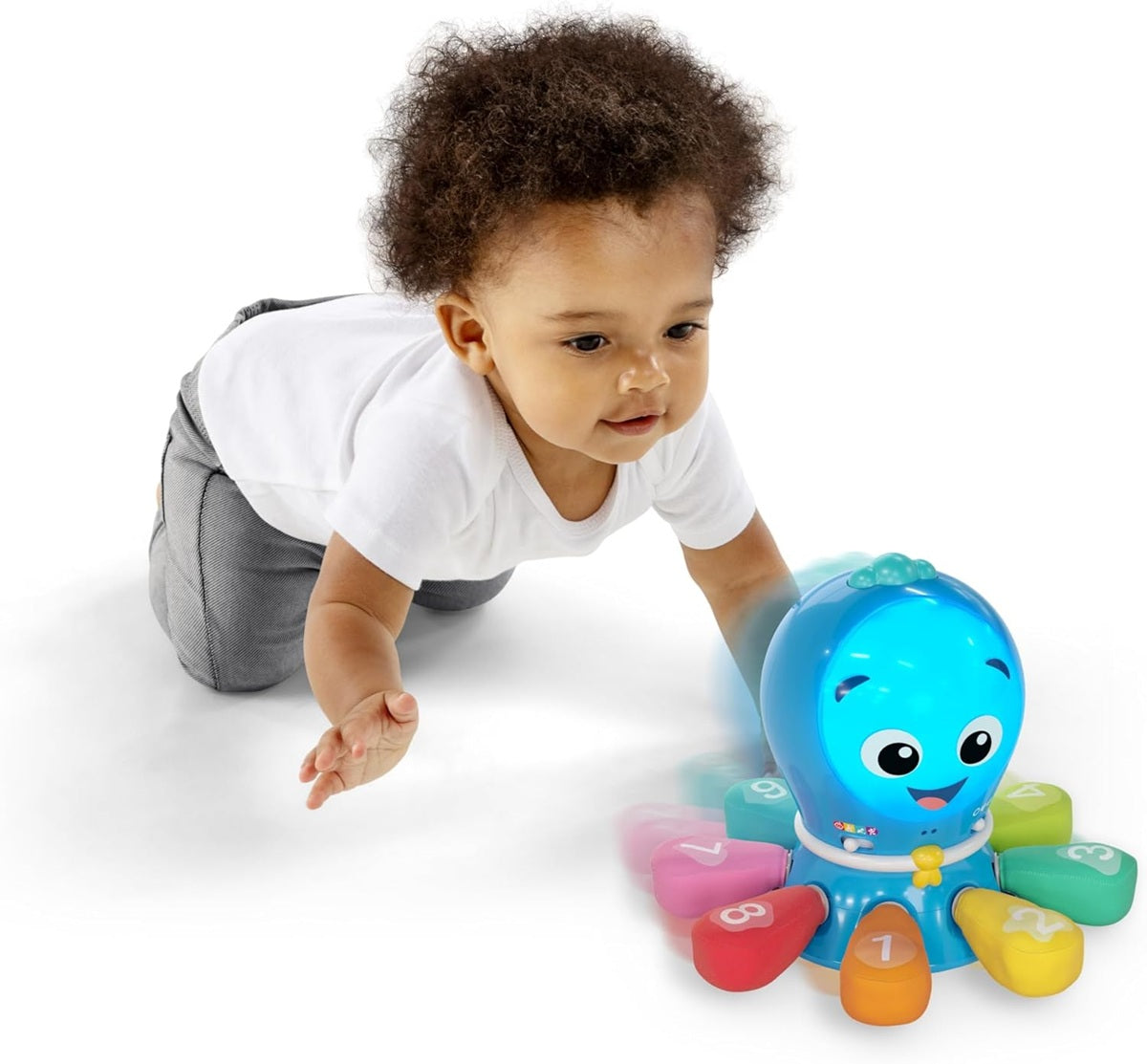 BABY EINSTEIN Interactive OCTOPUS Phrases Melodies Lights Movement 4 Languages