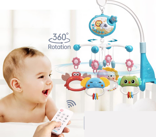 MINI TUDOU Mobile mit Projektor und 150 Schlafliedern + Fernbedienung ENGLISCHE SPRACHE