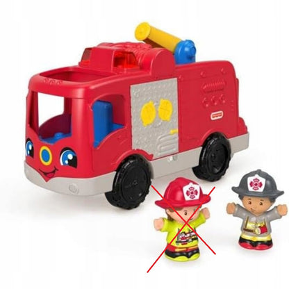 FISHER-PRICE GXR77 Feuerwehrauto + 1 Figur DEUTSCHE SPRACHE