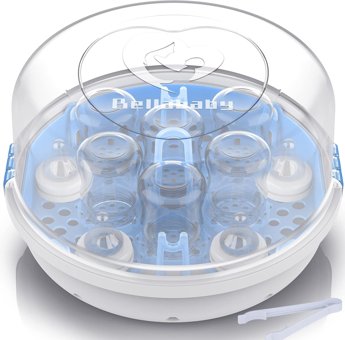 BELLABABY BLA8913 Mikrowellen-Sterilisator + Zange