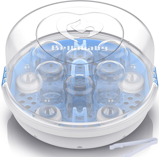 BELLABABY BLA8913 microwave sterilizer + tongs