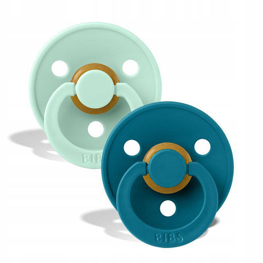 BIBS COLOUR πιπίλες (μασητικά) 2τμχ από καουτσούκ 6 μηνών+