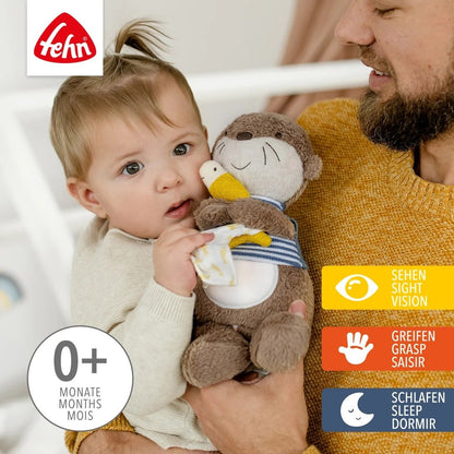 Fehn Otter lampka nocna i przytulanka