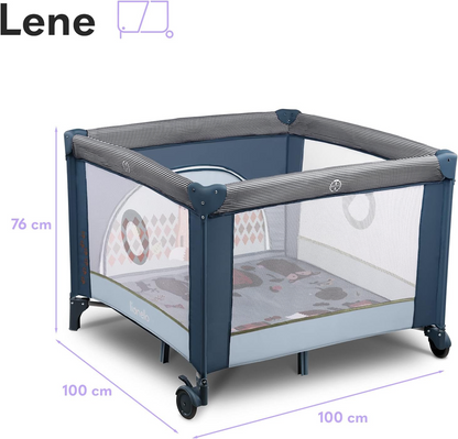 LIONELO FIE Reisebett Laufgitter 100x100cm BIS 15KG