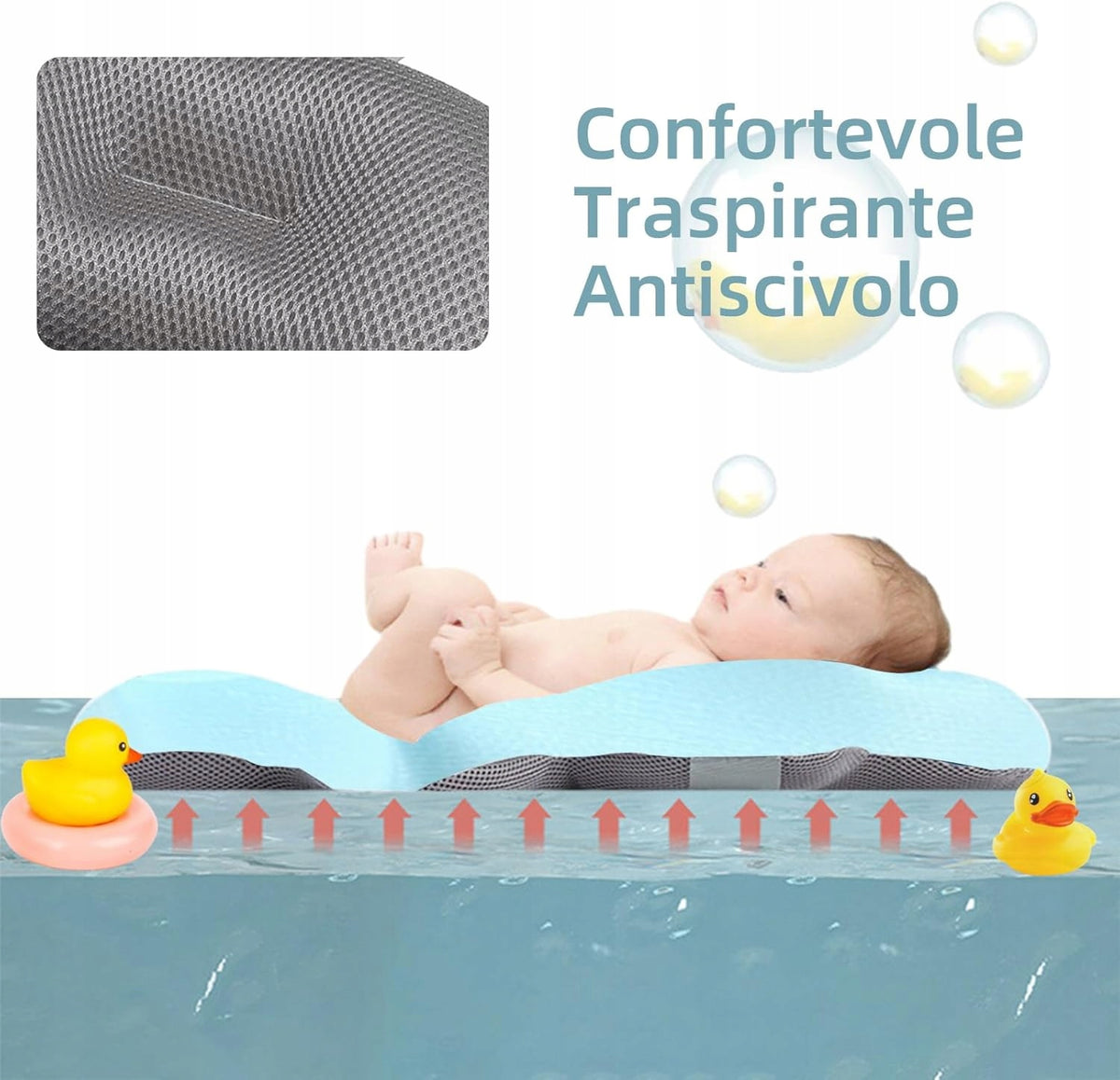 EINLAGE Kissen für Babybadewanne 0-12 Monate