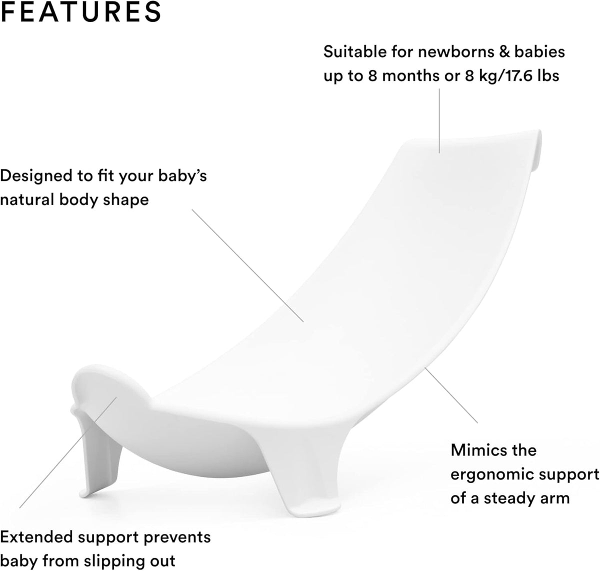 STOKKE FLEXI BATH Badewanneneinsatz 0-8 Monate