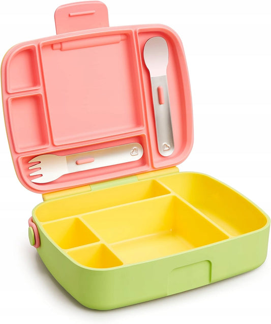 MUNCHKIN Bento Box Svačinový box + příbory, 5 přihrádek