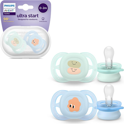 PHILIPS AVENT Ultra Soft Schnuller x 2 0-2 Monate